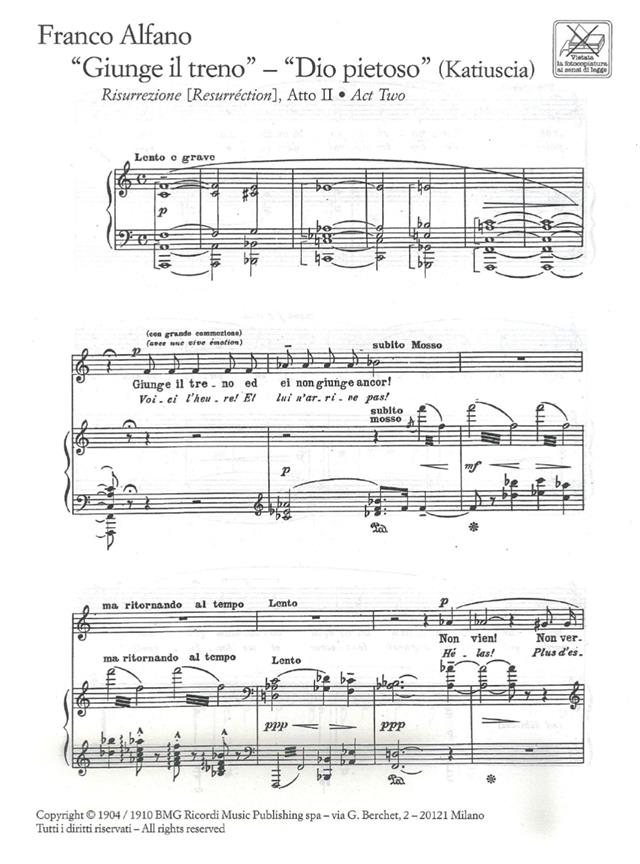 Novecento Opera - pro zpěv a klavír